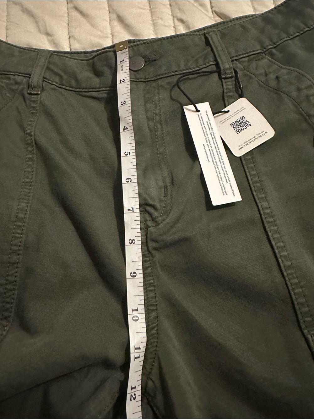 SANCTUARY BOYFRIEND UTILITY PANT KALAMATA NWT - Picture 13 of 17